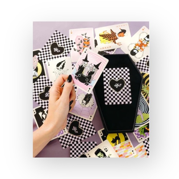 Deadstock: new Valfre 〠 Spooky Playing Cards 〠 Ltd Ed Halloween 〠 Coffin Box 〠 - Picture 7 of 17